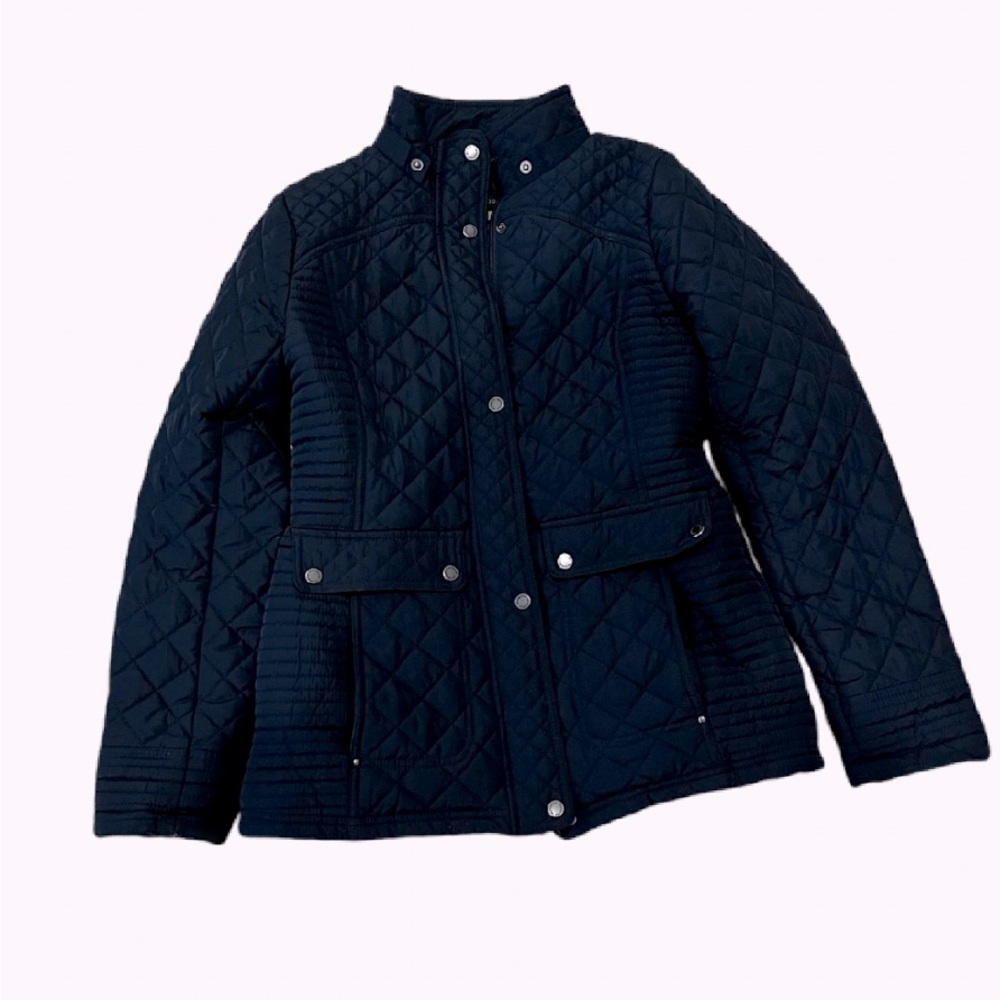 Quilted weatherproof coat